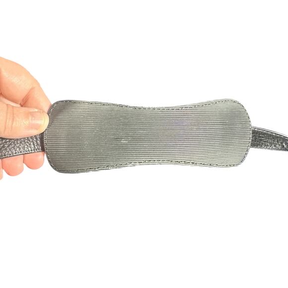 Hobo International Black Leather Briefcase Laptop Bag Shoulder Strap Vintage - Picture 3 of 16